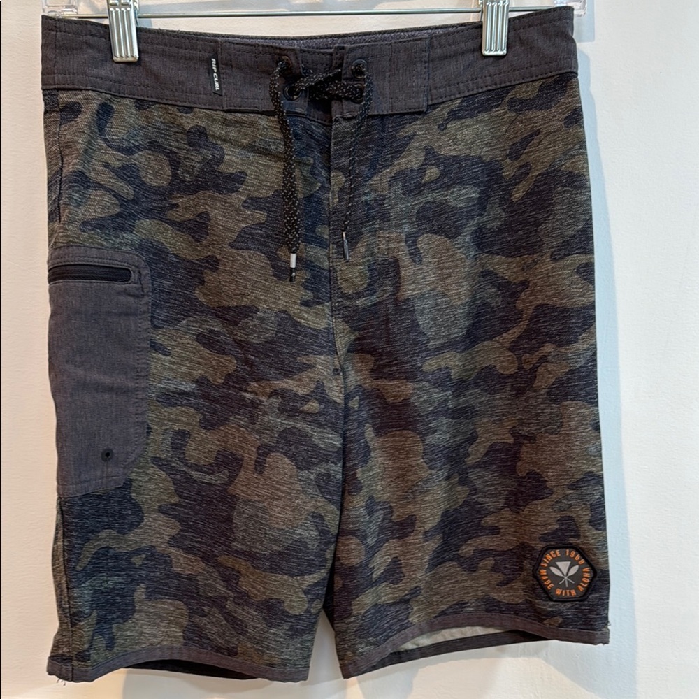 Rip Curl Kids Camo Swim Trunks